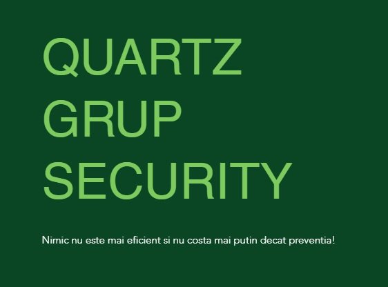 Quartz Grup Security - Firma paza